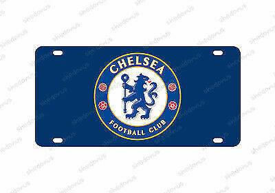 Chelsea FC Car License Plate FOOTBALL Soccer blues Auto Any Acrylic