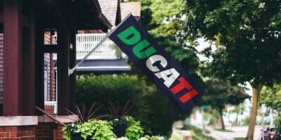 Ducati Flag Banner 1.5X5 Ft Italy Bikes Motorcycles