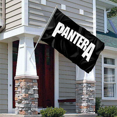 Pantera Flag Banner 3x5 ft Heavy Metal Band Black Rock Gift Cave