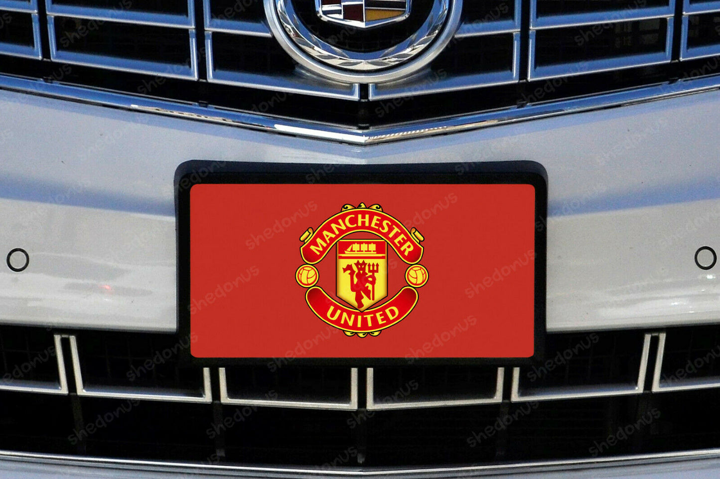 Manchester United License Plate Tag License Plate Red Devils England Auto Any Ac