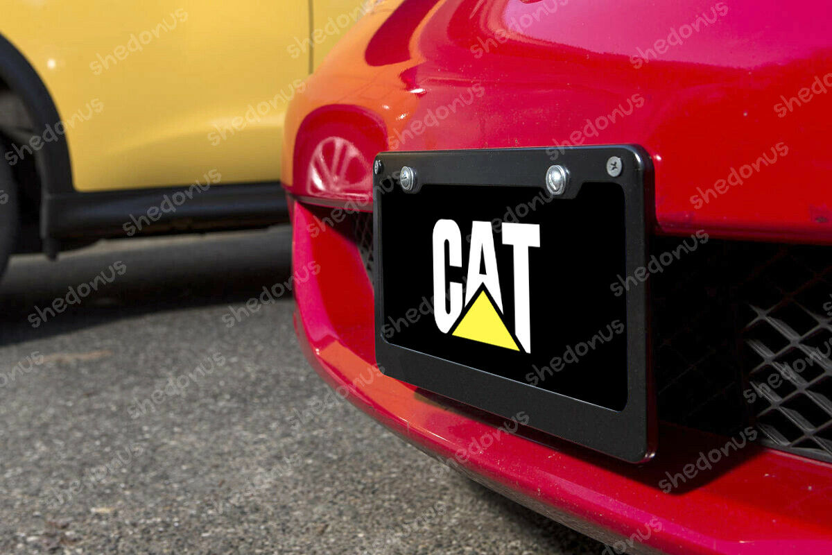 Caterpillar License Plate Acrylic Any Car Tractor Manual CAT