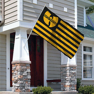Wu Tang Clan Flag 3x5 Banner CREAM Cash Rules Everything Around Me
