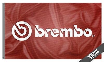 Brembo Flag Banner 3x5 ft Brake Car Racing Disc Cave Man Racing
