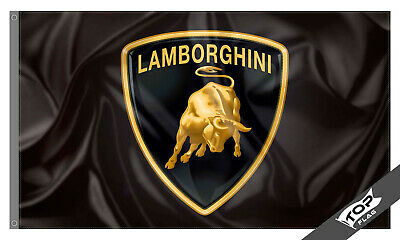 Flag Lamborghini Banner 3x5 Car Racing Garage Cave Man