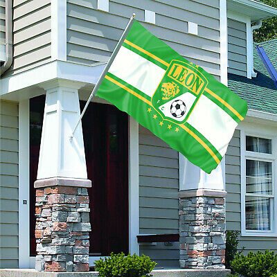 Club Leon Flag Banner Bandera 3x5 Ft Mexico Verde Penza's Futbol, Football Socce