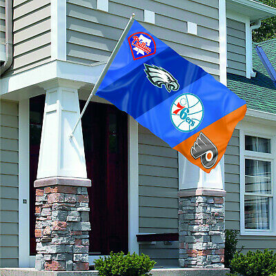 Philadelphia Teams Flag Banner 3 x 5 ft Phillies Flag Flag Eagles Flag