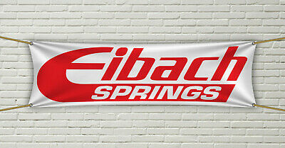 Eibach Flag Banner 1.5x5 ft Springs Flag Banner Car Racing Shop Garage