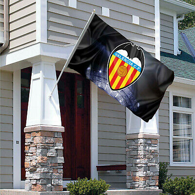 Valencia Flag Banner 3 X 5ft La Liga Spain Bandera Cave Man Soccer Football