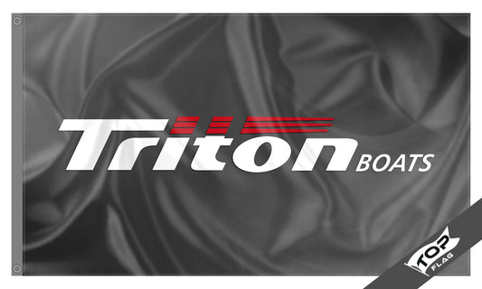 Triton Boats Flag Banner 3 X 5feet Marine Boats Fishing Polyester 100% Light