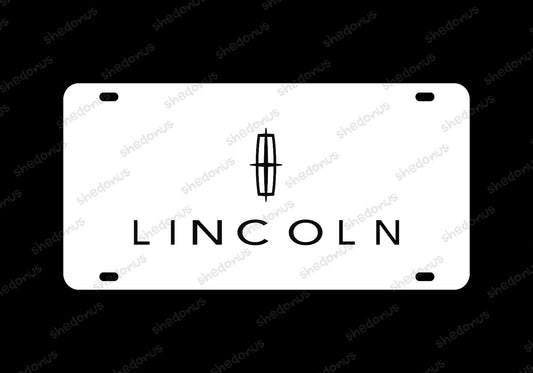 Lincoln License Plate Acrylic Any Car Tag Navigator Series Mark White