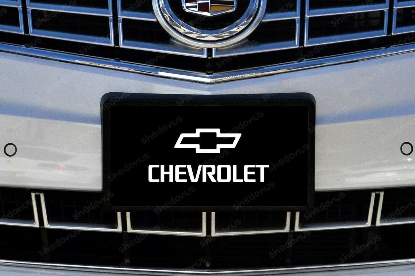 Chevrolet License Plate Acrylic Vanitny Car Tag 1500 Silverado Camaro