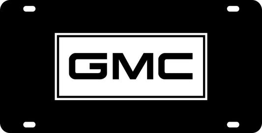 GMC Car License Plate Acrylic Any Car Tag Sierra 1500 2500 Denali SLE