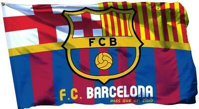Barcelona Flag Banner 3x5 ft Spain Soccer Limited Edtn Bandera Messi Catalonia