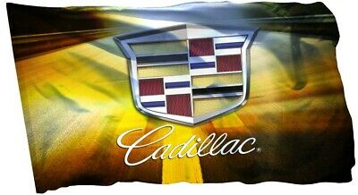 Cadillac Flag Banner 3x5 ft XTS CTS ATS STS SLS Man Cave Garage 100% PL Fabric