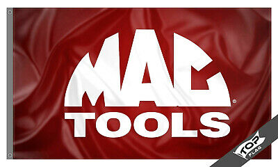 MAC Tools Flag Banner 3x5 ft Products Red Garage Wall