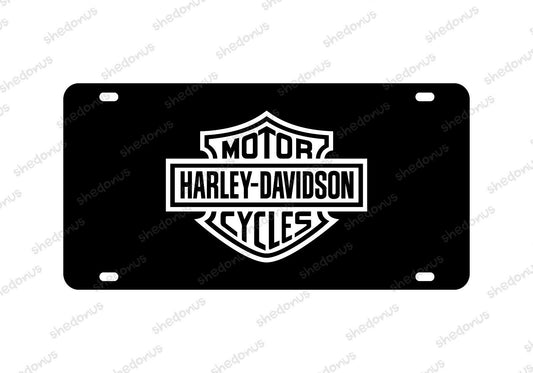 Harley Davidson License Plate Acrylic Any Car Sportst Touring Motorcycle