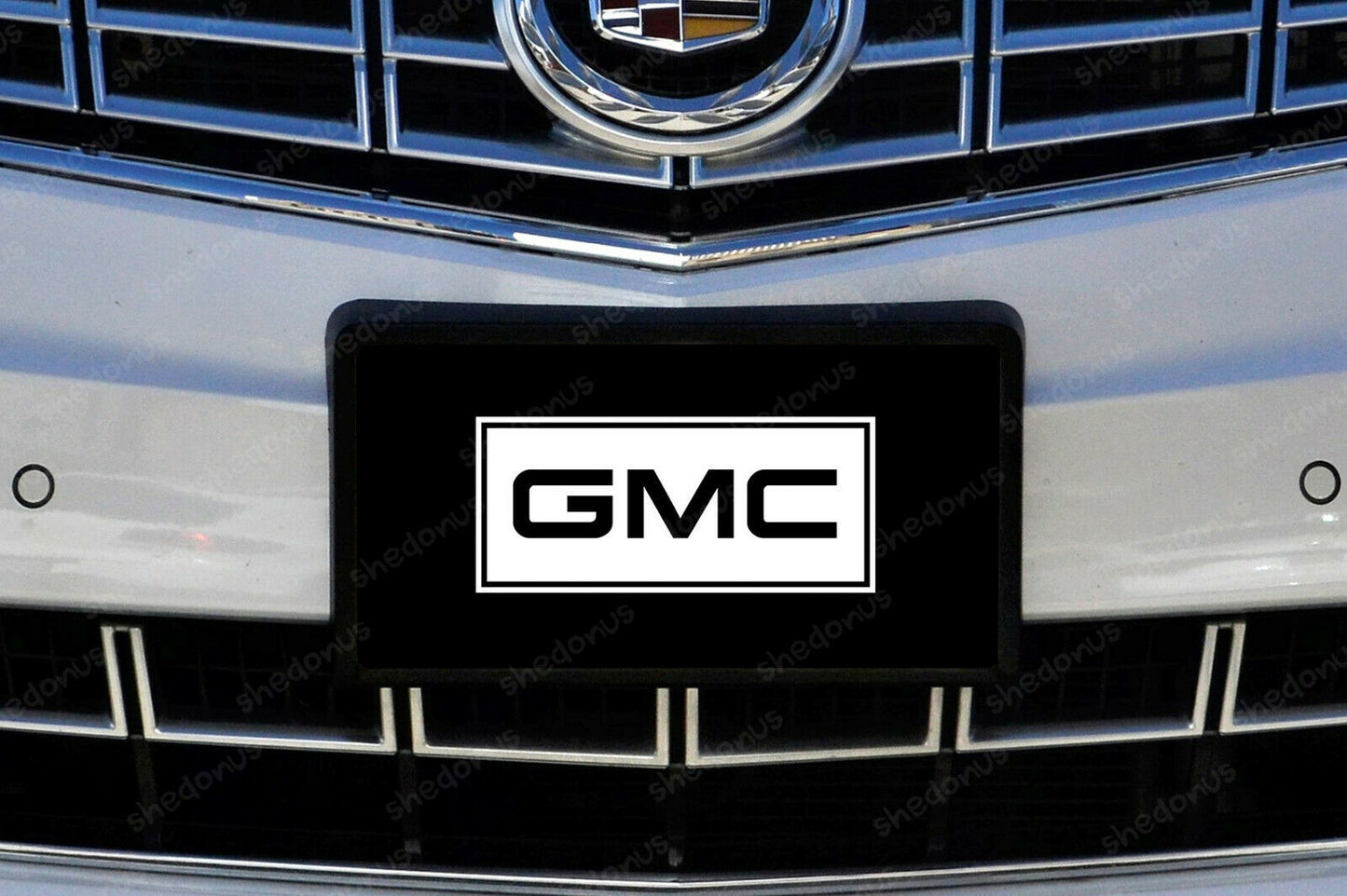 GMC Car License Plate Acrylic Any Car Tag Sierra 1500 2500 Denali SLE